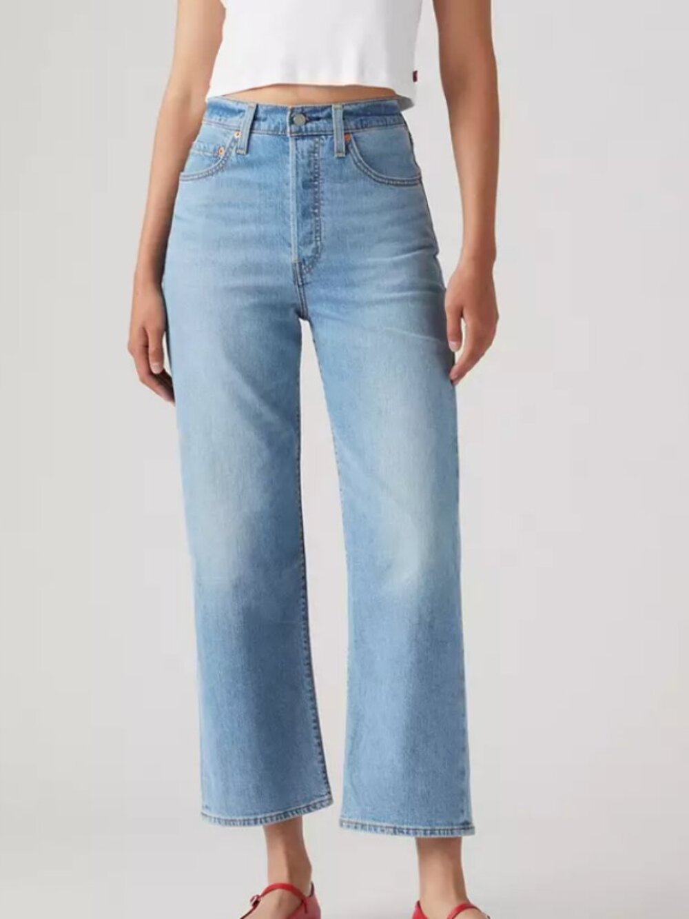 Levis Ribcage Straight Ankle Women's Jeans Size 30W x 27L